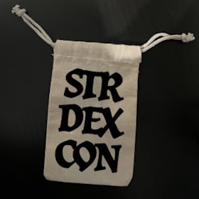 Photo of StrDexCon dice bag