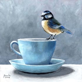 Photo of 1009. "Sharing" Paula Chiasson (Acrylic)