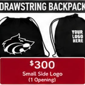 Photo of Drawstring Backpack Logo