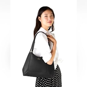 Photo of Kate Spade Large Triple Compartment Leather Shoulder Bag