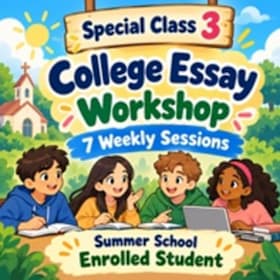 Photo of Special Class 3_ College Essay/7 Sessions