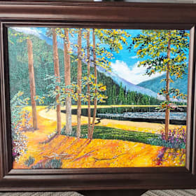 Spring Colorado Landscape by Janice Kone - Framed item