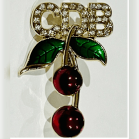 Photo of Bling "CBD" Cherries Pin/Pendant