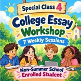 Photo of Special Class 4_ College Essay/7 Sessions