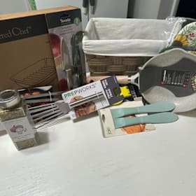 Photo of "Savory Chef’s Kitchen Essentials" basket,
