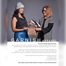 Photo of Personal Stylist Appointment by Garnish Apparel
