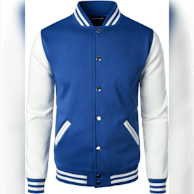 Photo of Varsity Cotton Blend Letterman Jacket