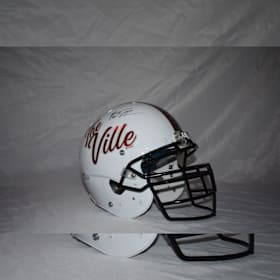 Photo of Nate Garner Signed NGU Football Helmet