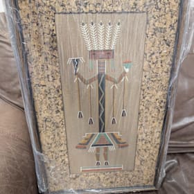Photo of Set of Two Navajo Sand Paintings