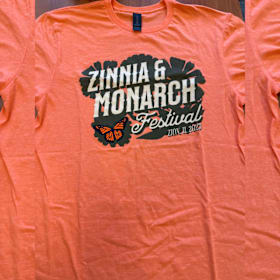 2023 Zinnia & Monarch Festival Shirt — Orange item
