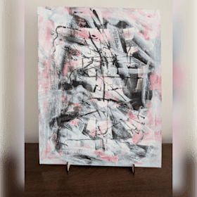 Photo of Pink with Black and White