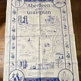 Photo of Ettrick Valley Aberdeen and Grampian Scotland Map Cotton Tea