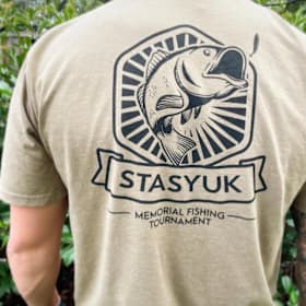 Photo of Stasyuk Memorial Fishing Tournament Tee — Sand
