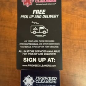 Photo of Gift card for Fireweed Cleaners