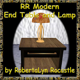 Photo of RR MODERN END TABLE AND LAMP
