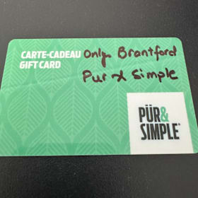 Photo of Pur & Simple $50 Gift Card