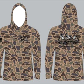 Photo of Pre-order WOTO Brown Duck Camo Lightweight Hooded Pullover