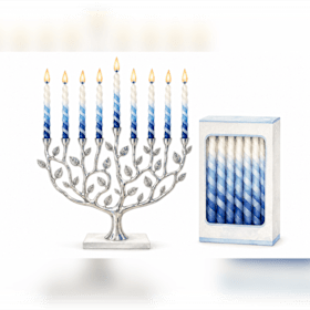 Photo of Hanukkah candles