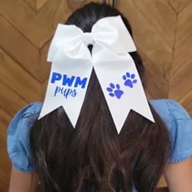 Photo of Pup Hair Bows (Blue or White)