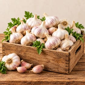 Photo : Panier d'ail bio 1KG (offre de lancement)