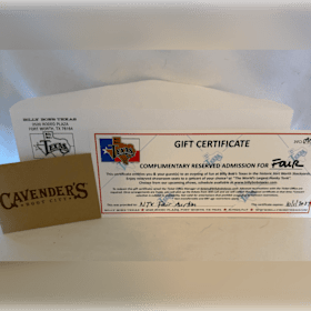 Photo of #20 Concert for 4 at Billy Bob's and Cavender's Gift Card