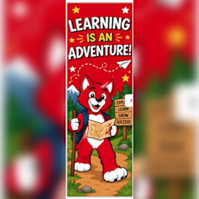 Photo of Learning is an adventure Bookmark