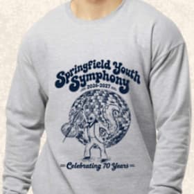 Photo of Fleece Crewneck Sweatshirt | Heather Grey