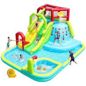 Photo of #118: Ultimate Backyard Splash Zone – Inflatable Water Park