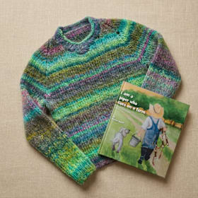 Photo of Hand-Knit 2T Sweater and Children's Book