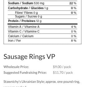 Photo of Garlic Sausages