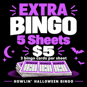 Photo of 5 Bingo Sheets