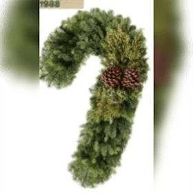 Photo of 28" Candy Cane Wreath