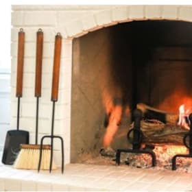Photo of Southern Andirons Luxury Legendary Fire Place Package