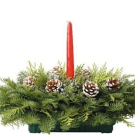 Photo of Oval Centerpiece w/candle