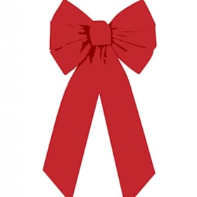 Photo of 30" Red Velvet Bow