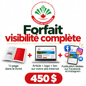 Photo : Forfait visibilité complète – Livret + Web + Réseaux sociaux