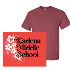Photo of Heather Cardinal(color is not a bright red) Hibiscus T-shirt
