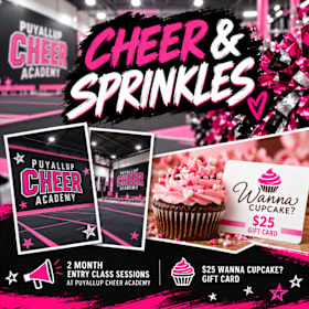 Photo of Puyallup Cheer Academy classes & Wanna cupcake