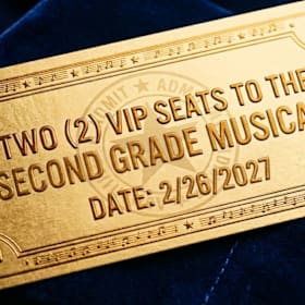 Photo of 2nd Grade Musical 2 seats- Feb. 26th SET 4