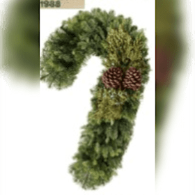 Photo of 28" Candy Cane Wreath