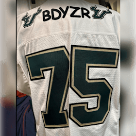 Photo of Jim Leavitt signed - USF Big East Football Jersey Size XXL