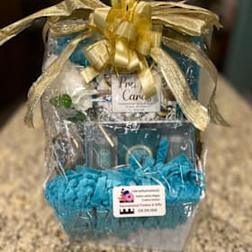 Photo of Beautifully Arranged Gift Basket