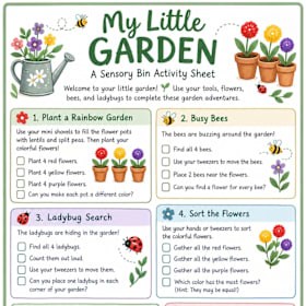 Photo of Sensory Bin Activity Boxes