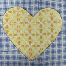 Photo of Heart on Blue by Jojo H., age 9
