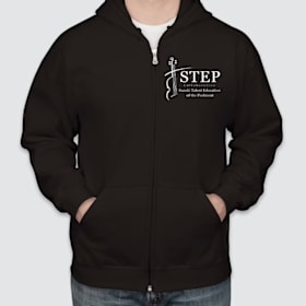 Photo of Zip Hoodie Sweatshirt: Black