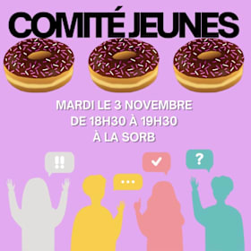 Photo : Comité jeunes - 3 nov @18h30-19h30 SORB
