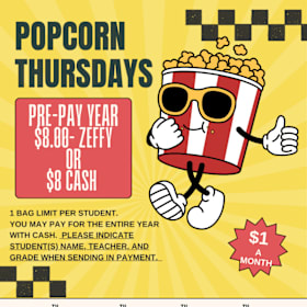 Photo of Popcorn Pre Pay (Nov-May)