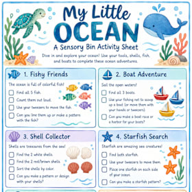 Photo of Sensory Bin Activity Boxes
