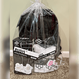 Photo of Rudis Backpack/Shaker Bottle/Pack of Socks/Stickets