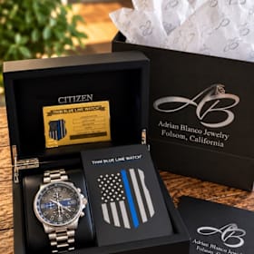Photo of ⌚ Citizen Thin Blue Line Watch — Limited Edition